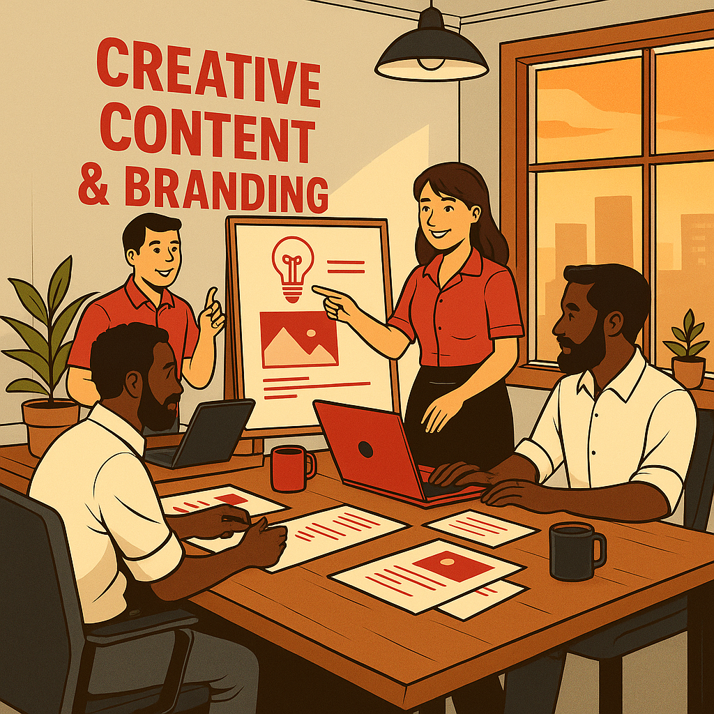 Social Media Content Creation and business branding